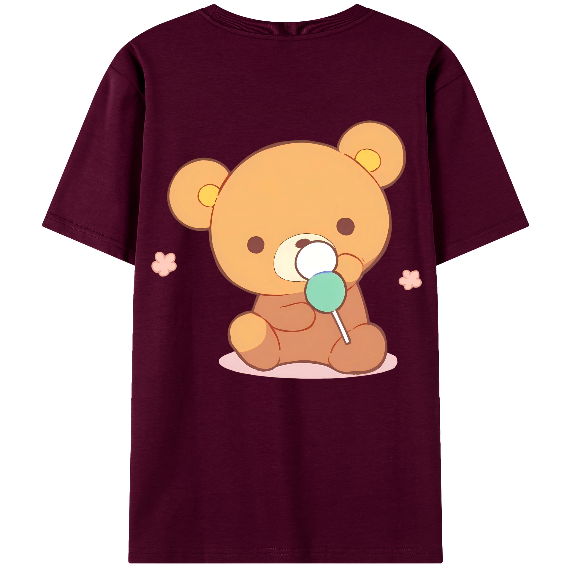 （画像用） リラックマ リラックマ キイロイトリ Rilakkuma Korilakkuma Kiiroitori レディース半袖Tシャツ(バックプリント)